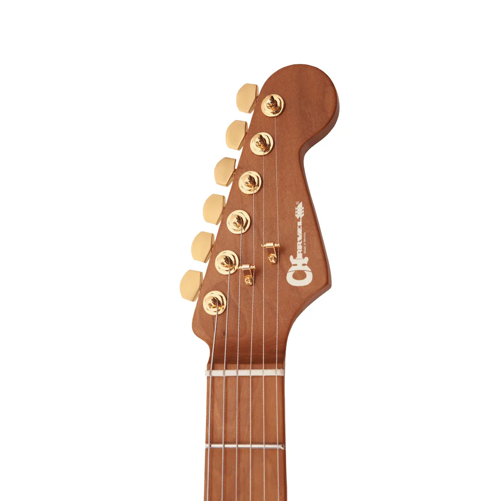 Charvel Pro-Mod DK24 - Mystic Blue - Caramelized Maple - Image 4