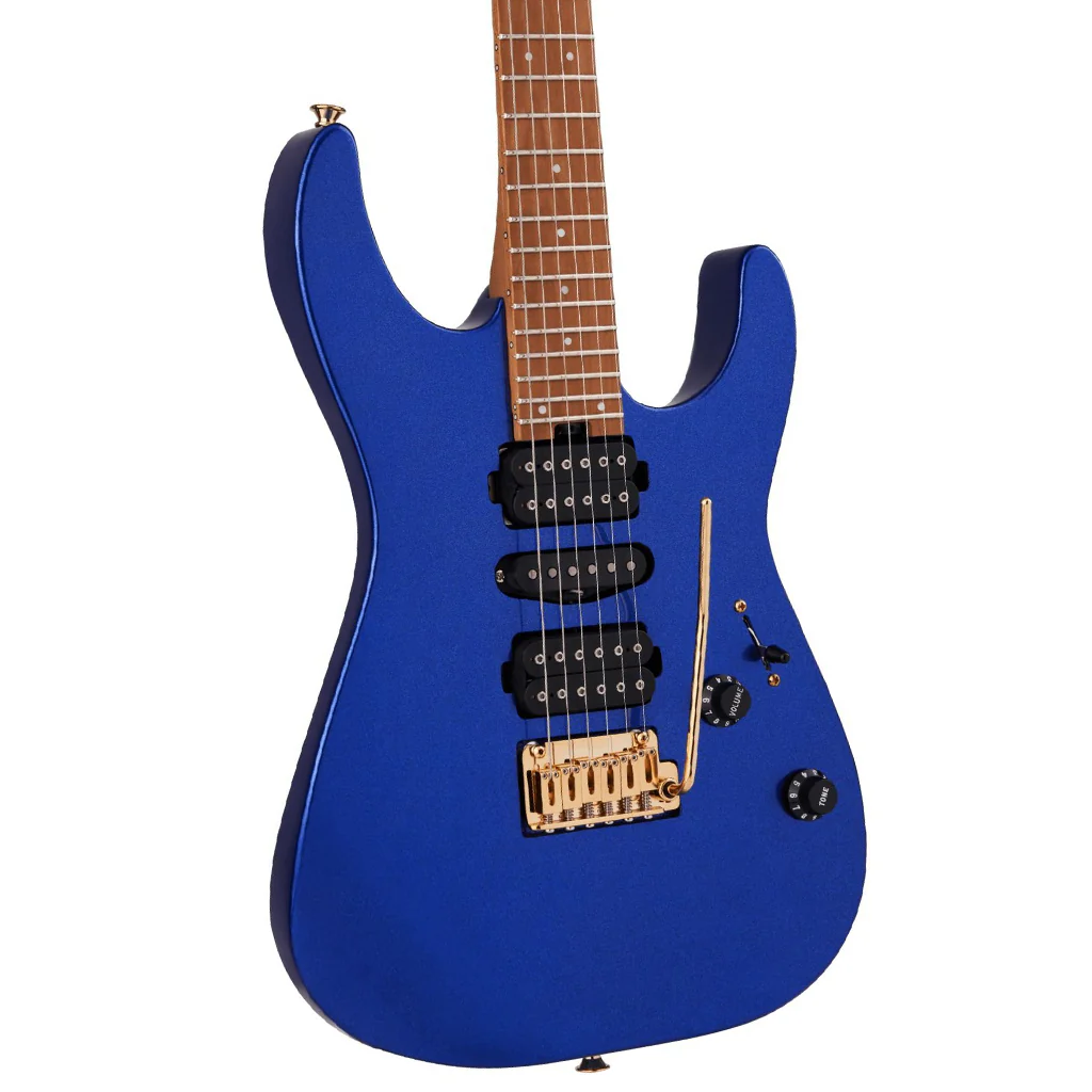 Charvel Pro-Mod DK24 - Mystic Blue - Caramelized Maple - Image 6