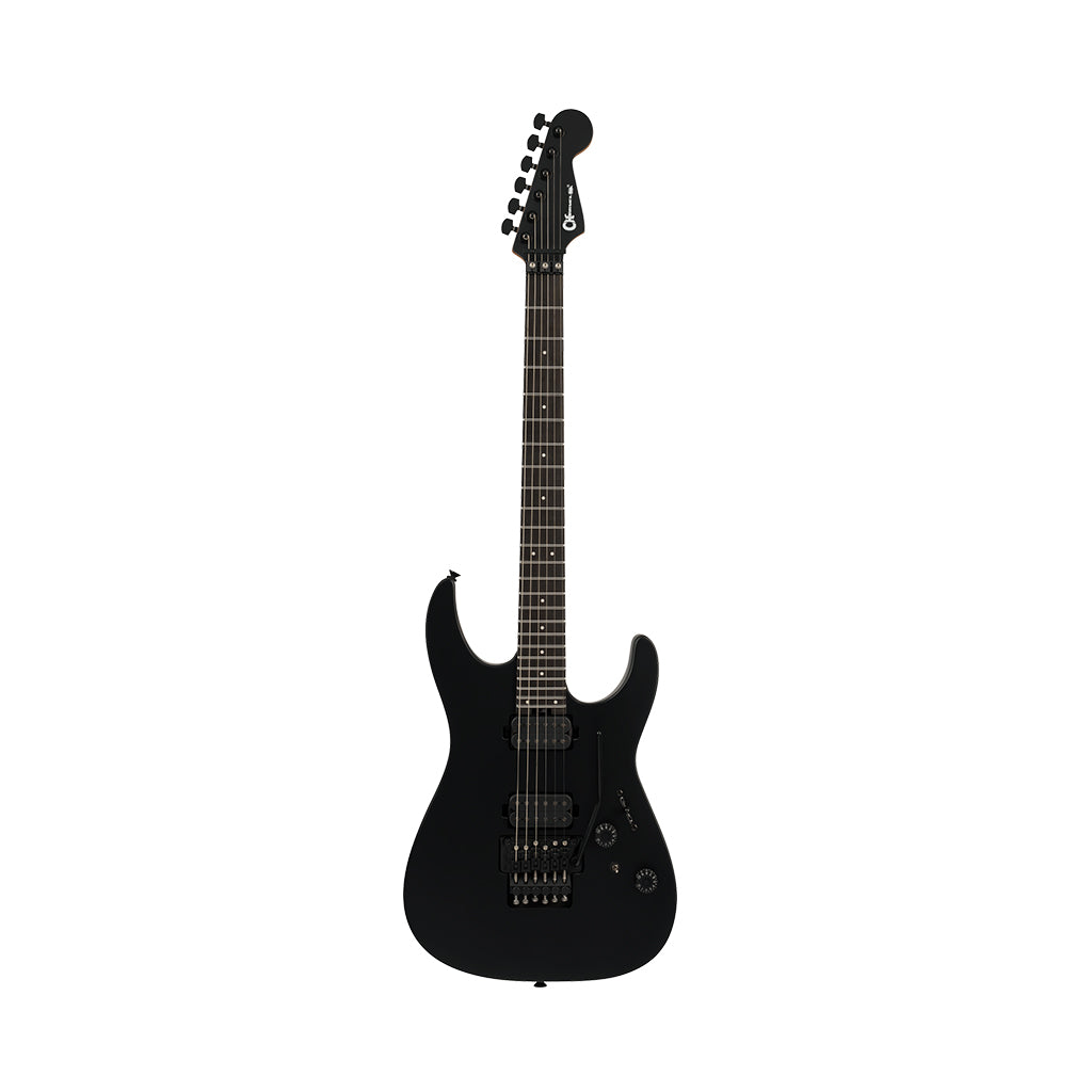 Charvel Pro-Mod Plus Dinky DK24 HH FR EB Electric Guitar - Satin Black - Image 3
