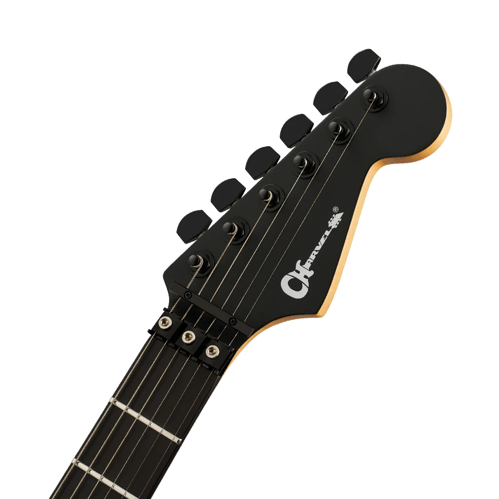 Charvel Pro-Mod Plus Dinky DK24 HH FR EB Electric Guitar - Satin Black - Image 5