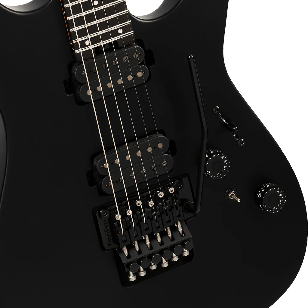 Charvel Pro-Mod Plus Dinky DK24 HH FR EB Electric Guitar - Satin Black - Image 7