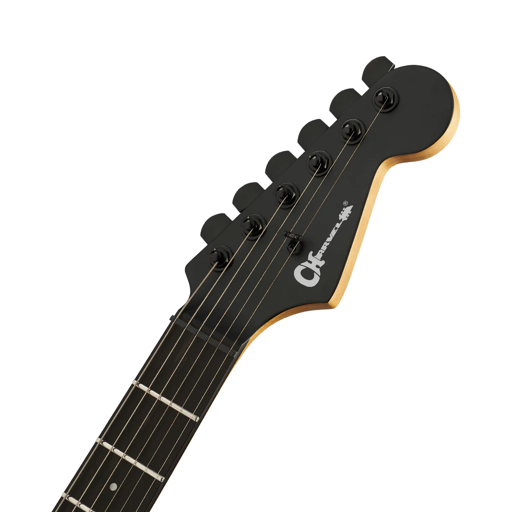 Charvel Pro-Mod Plus Dinky DK24 HH HT EB Electric Guitar - Black Ash - Image 5