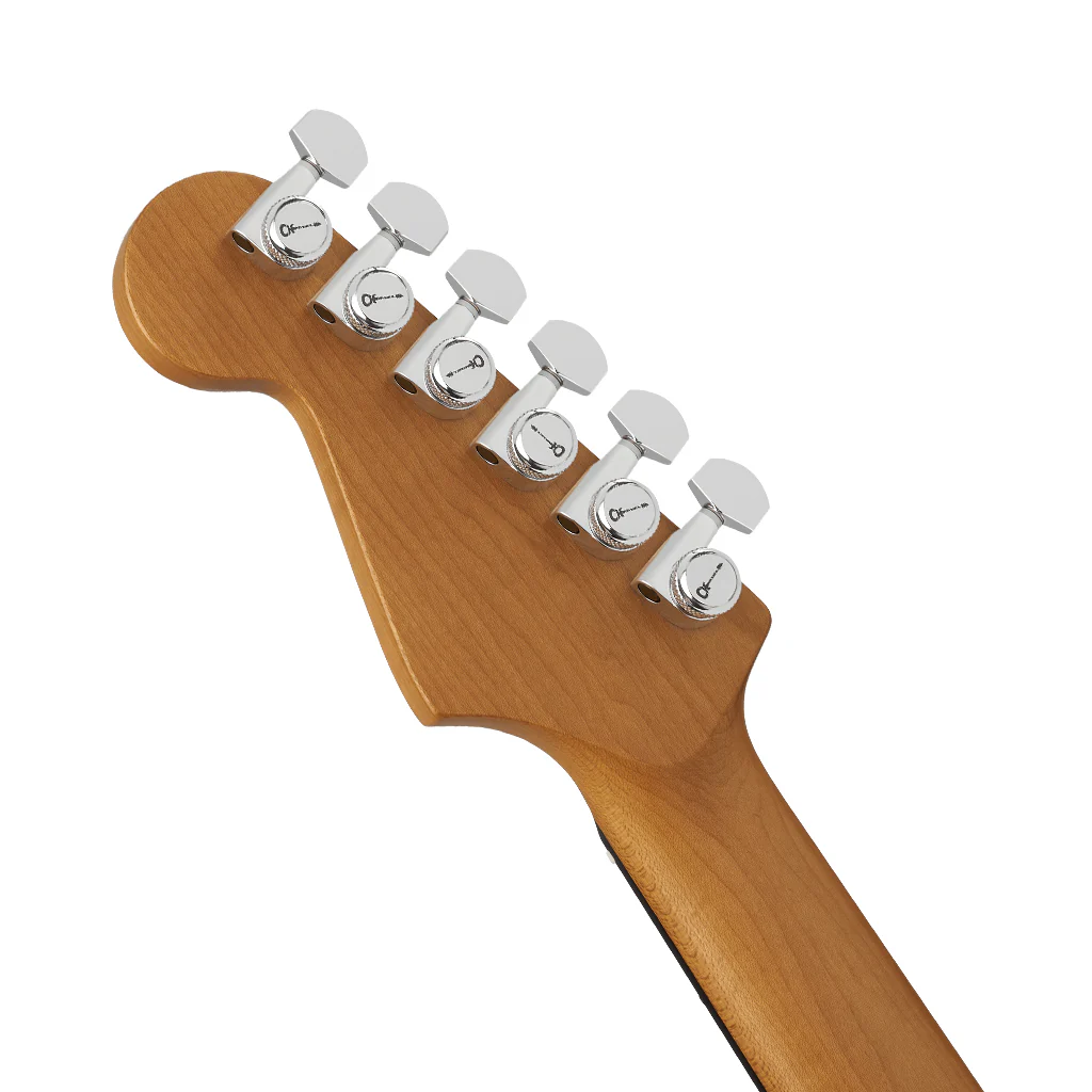 Charvel Pro-Mod Plus Dinky DK24 HSS 2PT EB QM Electric Guitar - Zombie Fade - Image 5