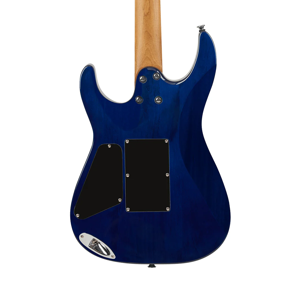 Charvel Pro-Mod Plus DK24 HH 2PT EB QM Electric Guitar - Chlorine Burst - Image 2