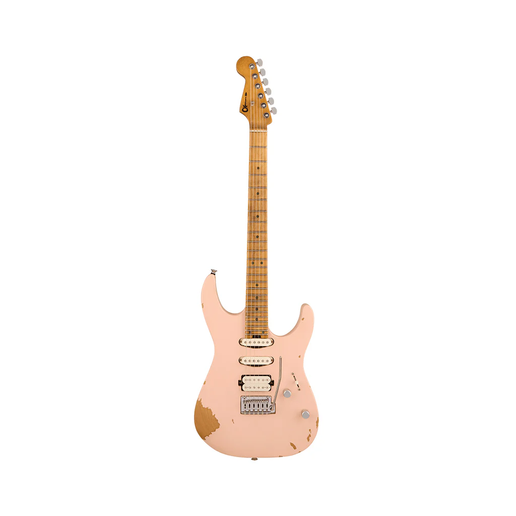 Charvel Pro Mod Rick Graham Signature DK24 2PT - Worn Shell Pink - Image 2