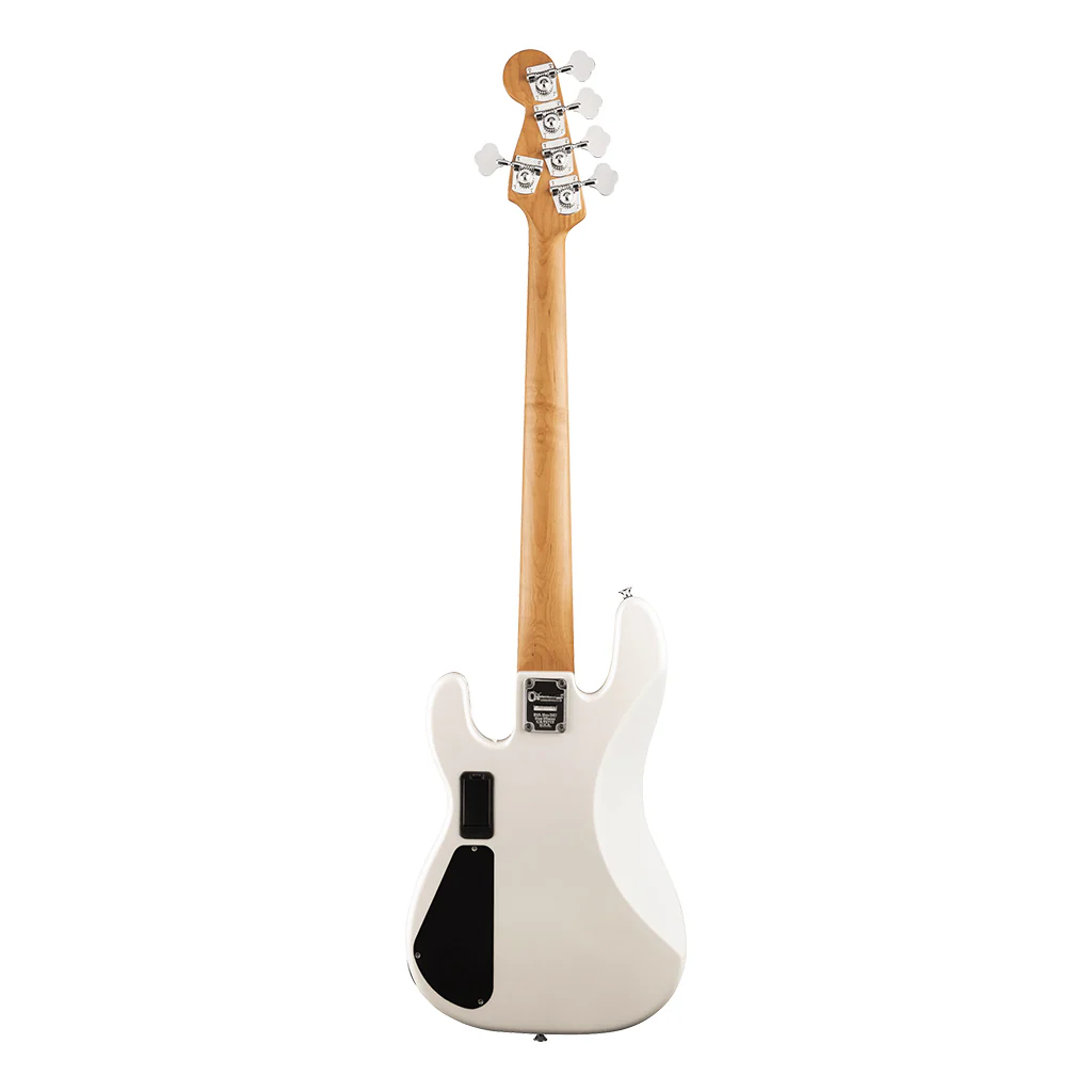 Charvel Pro-Mod San Dimas Bass PJ V, Caramelized Maple Fingerboard - Platinum Pearl - Image 3