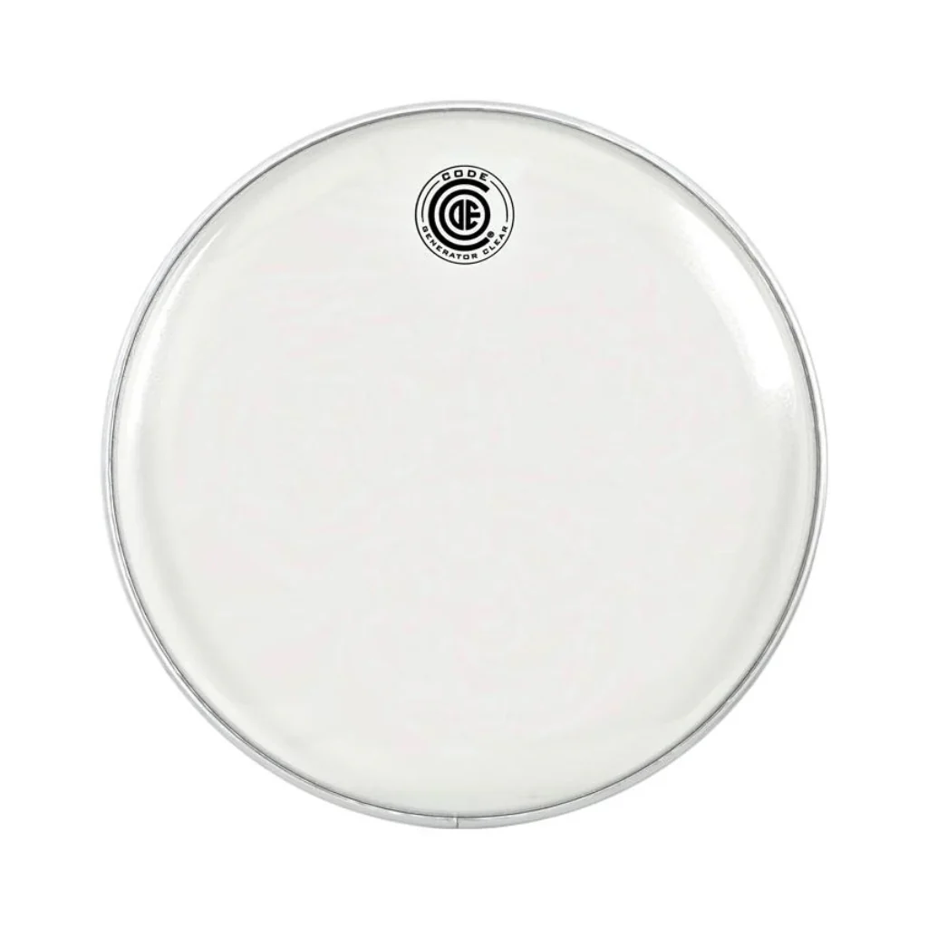 Code Generator Clear 7.5mil Twin Ply Drumhead - 12 inches