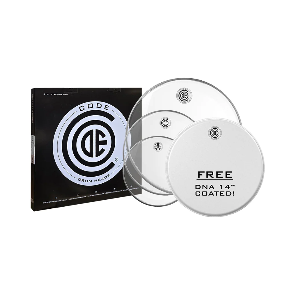 Code Generator Clear Tom Head Rock Pack - 12/13/16 inch