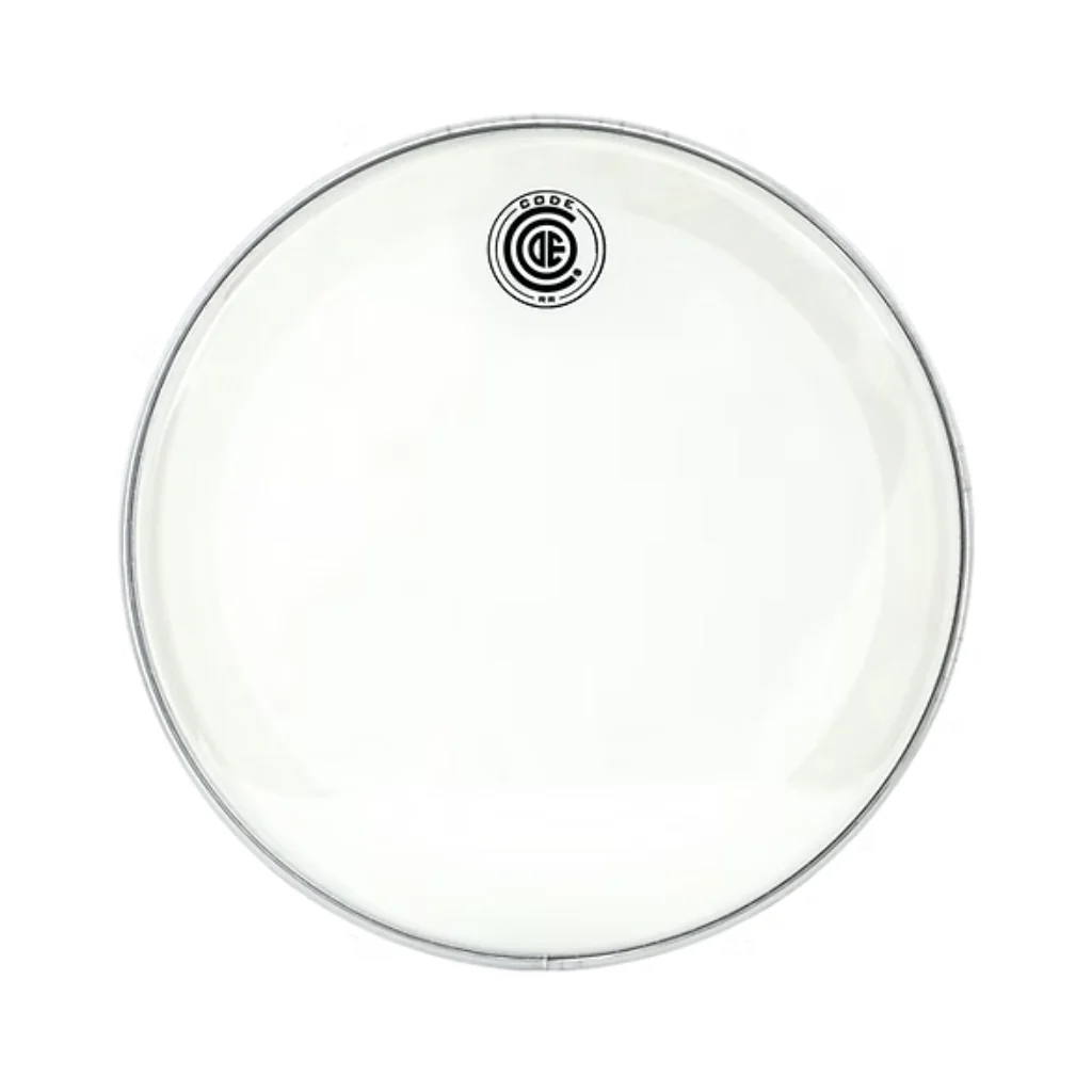 Code RR (Reso Ring) Clear Single Ply with Ring Resonant Drumhead - 10 inches