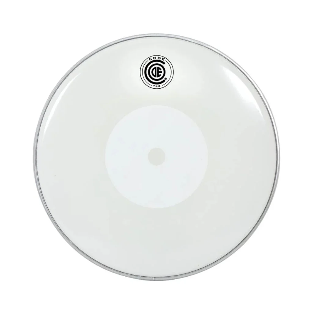 Code TRS Smooth White Twin Ply with White Dot Snare Drumhead - 14 inches