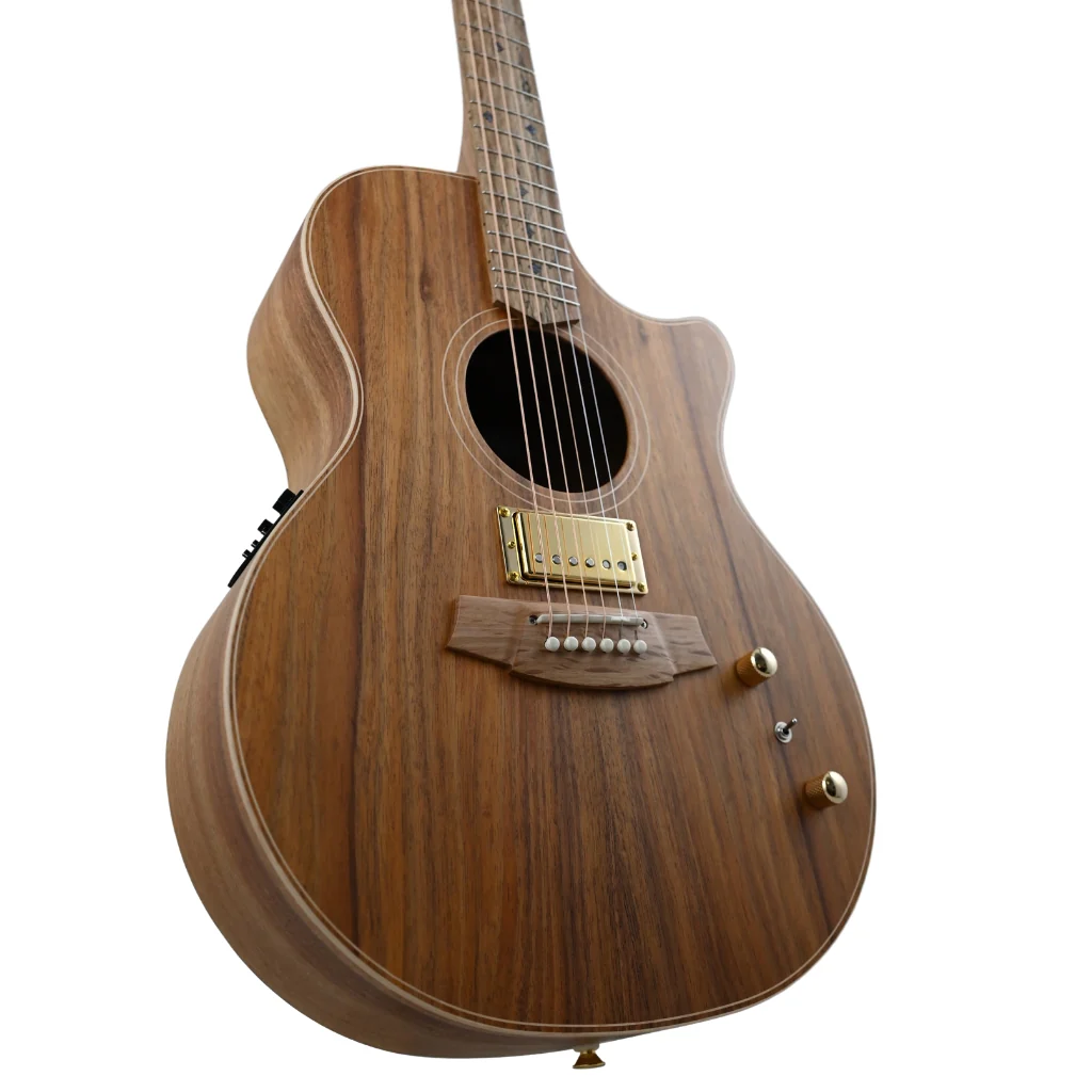 Cole Clark AN2EC-BLBL Humbucker - All Blackwood - Image 8