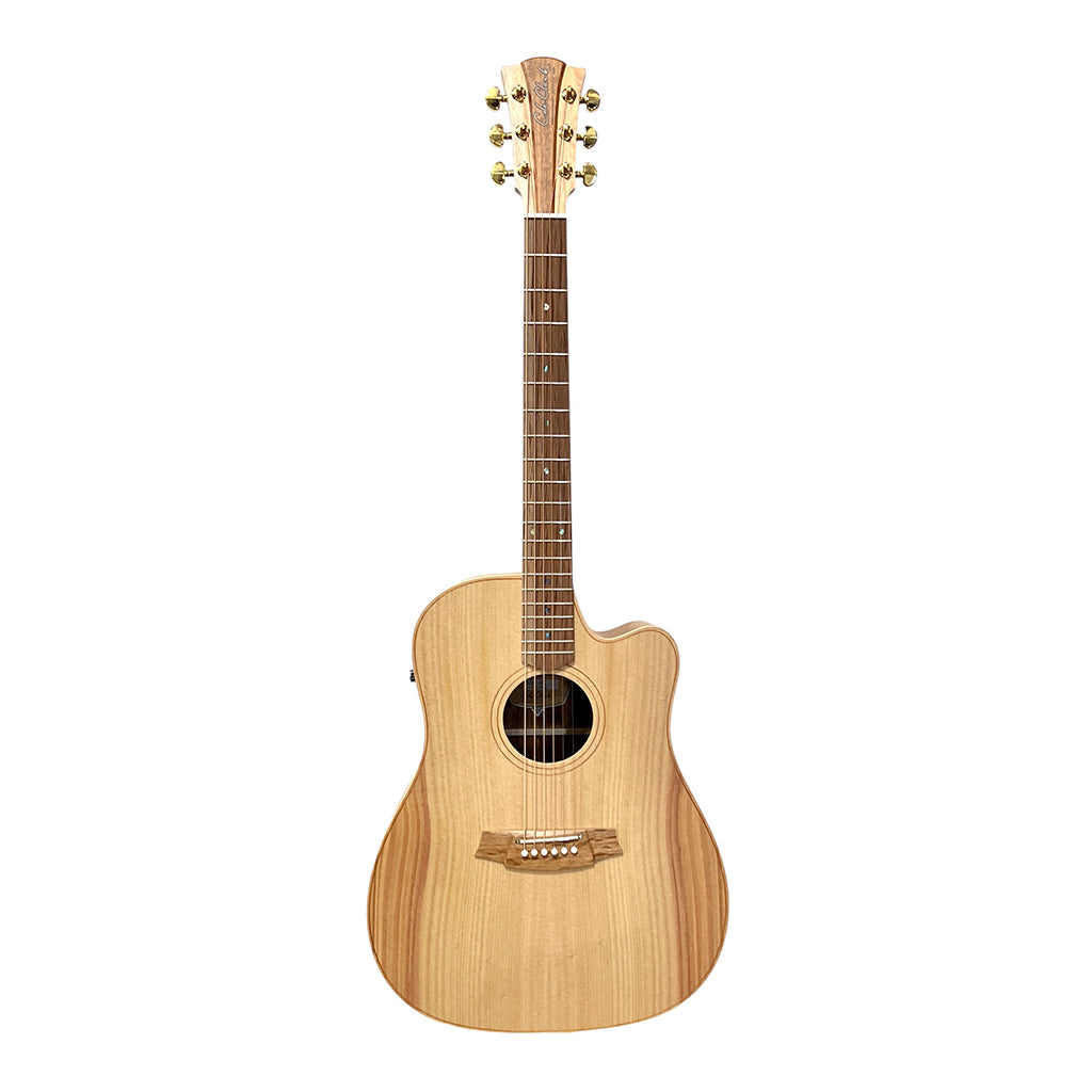 Cole Clark FL2EC-BB Dreadnought Cutaway - Bunya Blackwood - Image 3