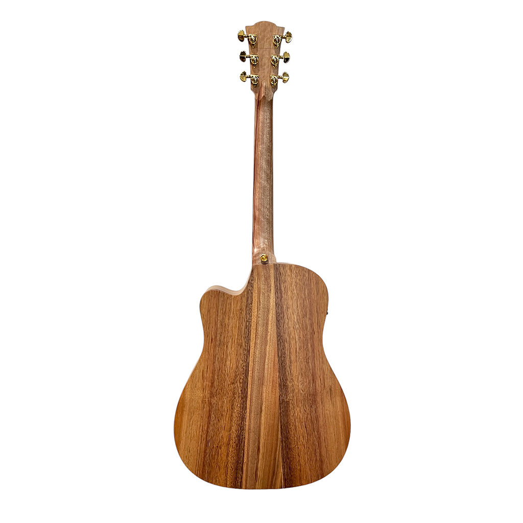 Cole Clark FL2EC-BB Dreadnought Cutaway - Bunya Blackwood - Image 4