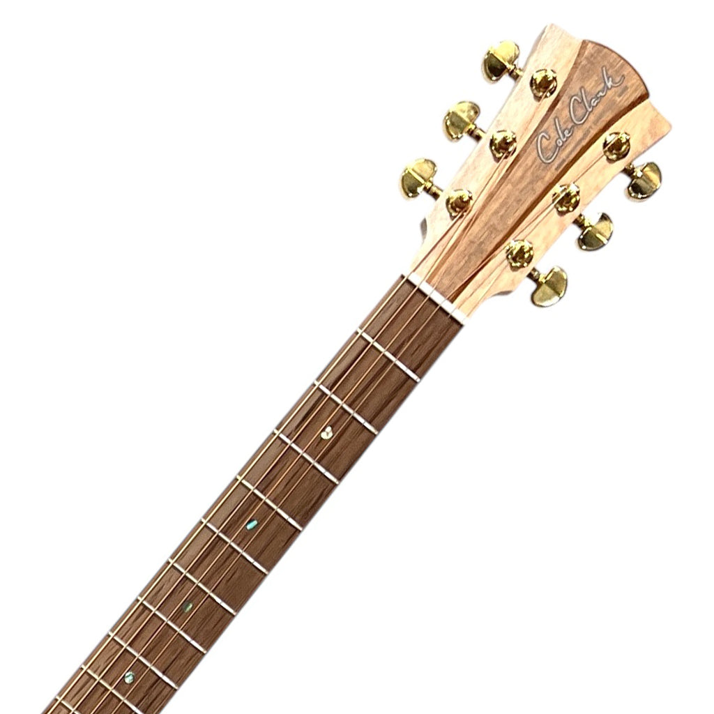 Cole Clark FL2EC-BB Dreadnought Cutaway - Bunya Blackwood - Image 5