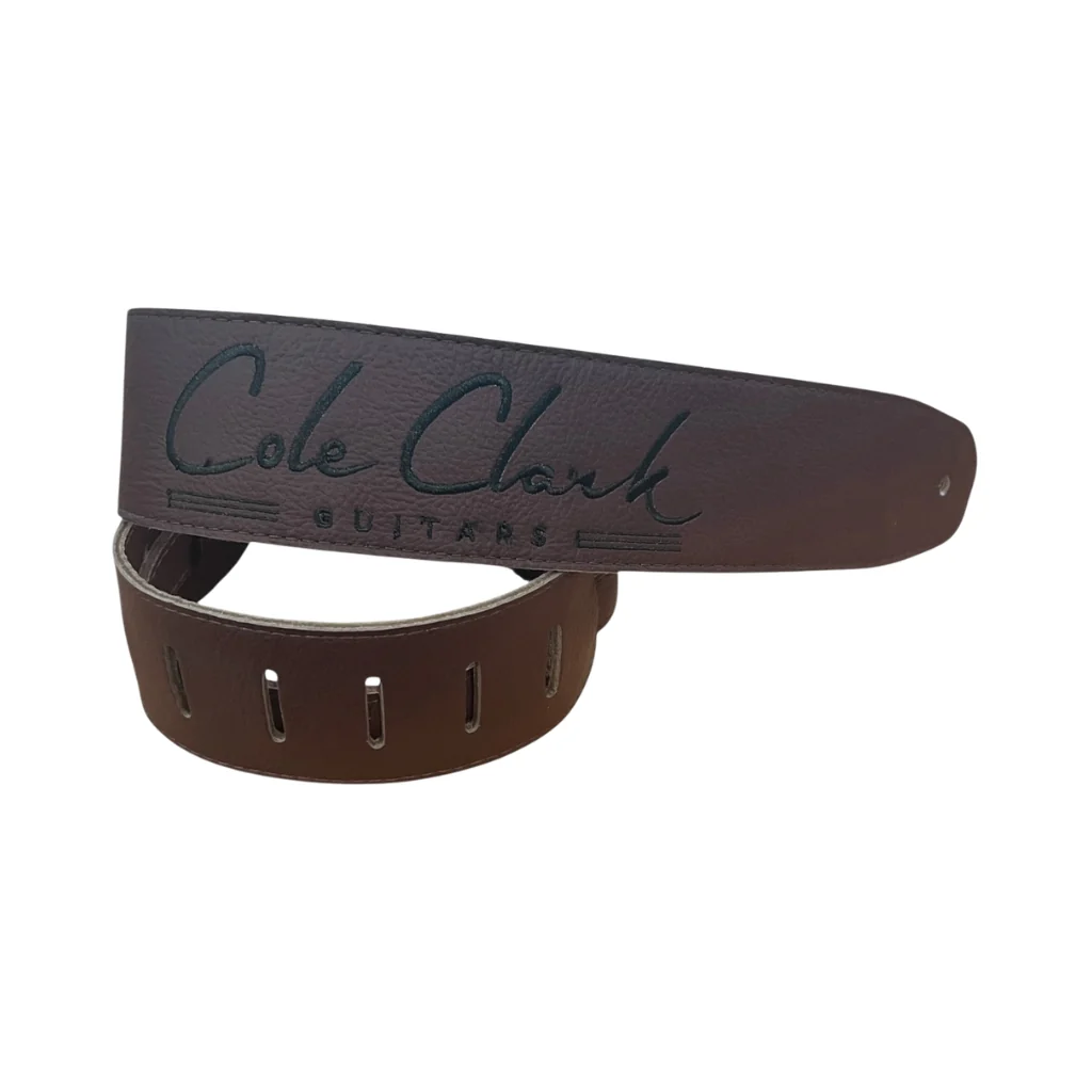Cole Clark Soft Leather 2.5" Deluxe Guitar Strap - Chocolate