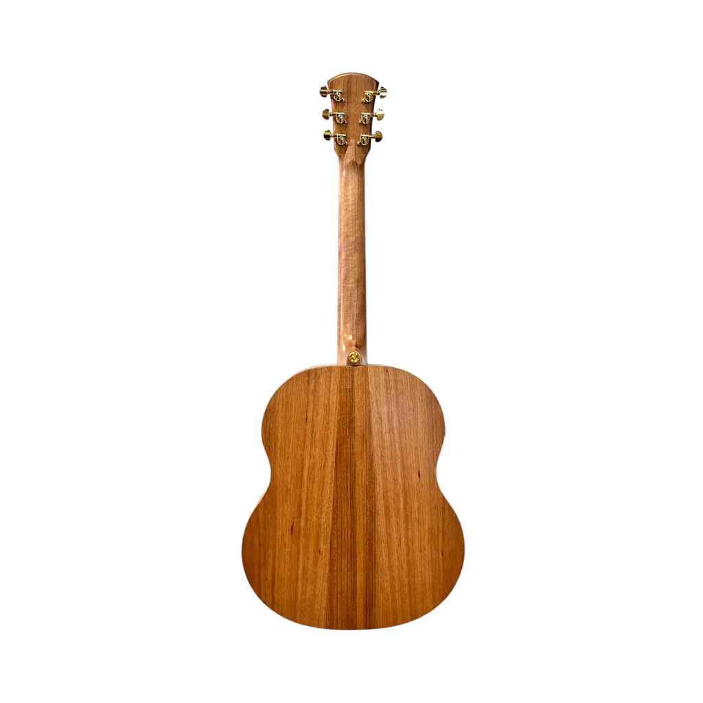 Cole Clark Little Lady 2 Mini Travel Acoustic/Electric Guitar - All Blackwood, Rosewood Fretboard - Image 3