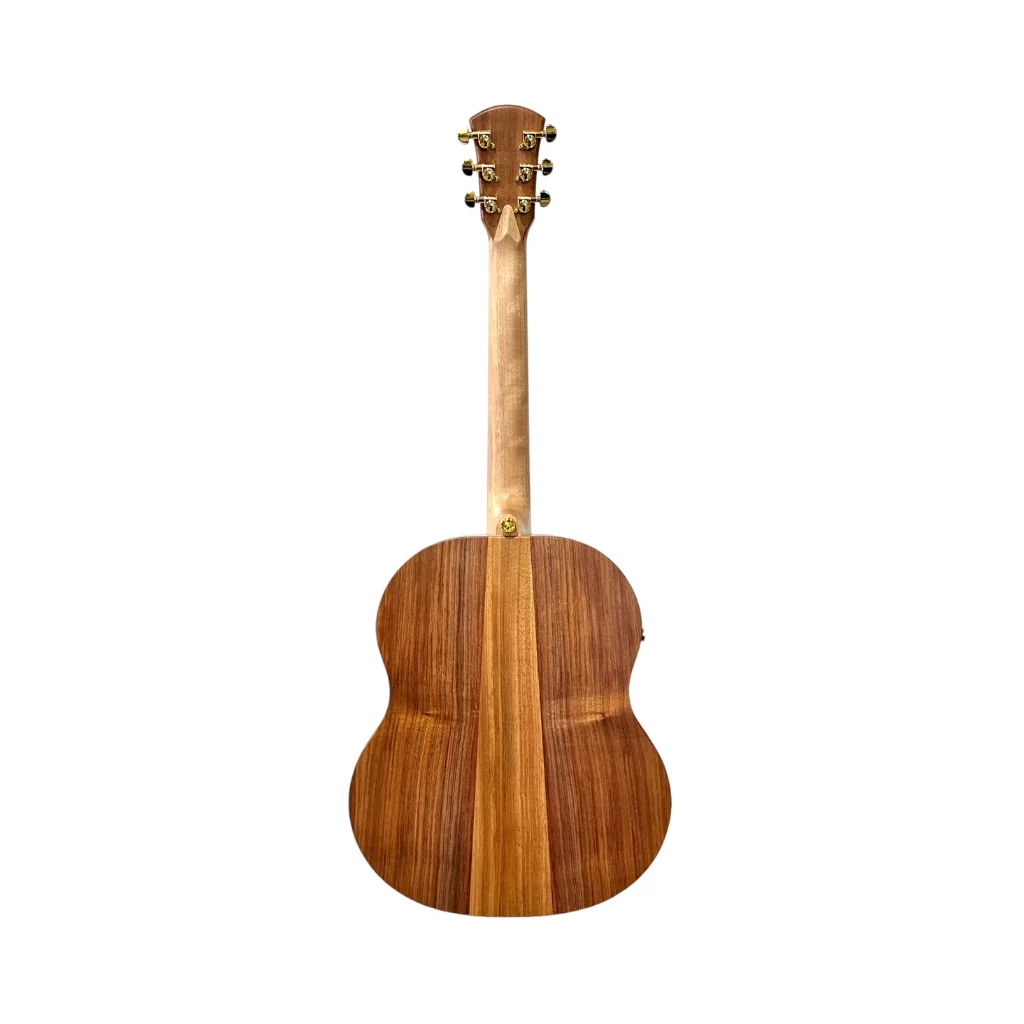 Cole Clark Little Lady 2 Mini Travel Acoustic/Electric Guitar - Redwood/Blackwood - Image 3