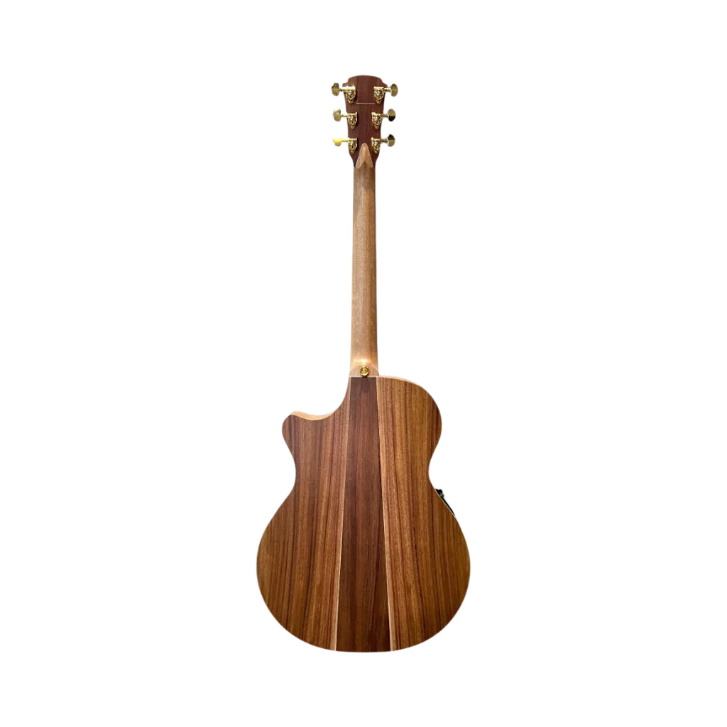 Cole Clark Thinline Cutaway Acoustic/Electric Guitar - All Blackwood, Rosewood Fingerboard - Image 3