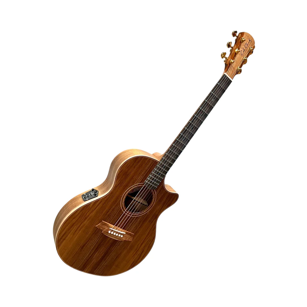 Cole Clark Thinline Cutaway Acoustic/Electric Guitar - All Blackwood, Rosewood Fingerboard - Image 4