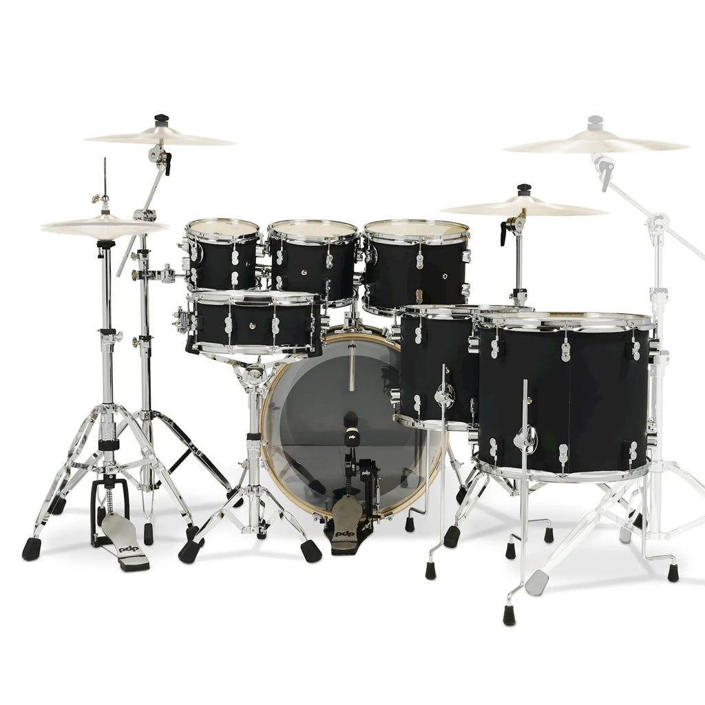 PDP Concept Maple 7-piece Shell Pack - Satin Black - Image 2