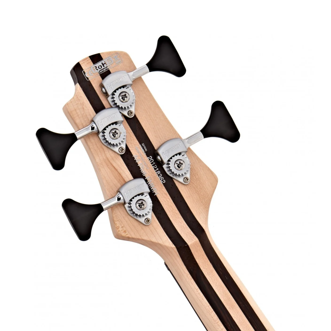 Cort A4 Plus FMMH Bass Guitar - Open Pore Black Cherry - Image 5
