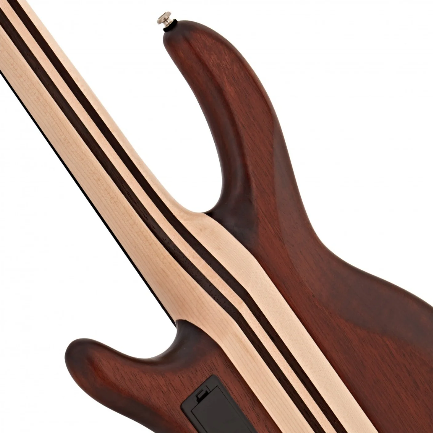 Cort A4 Plus FMMH Bass Guitar - Open Pore Black Cherry - Image 6