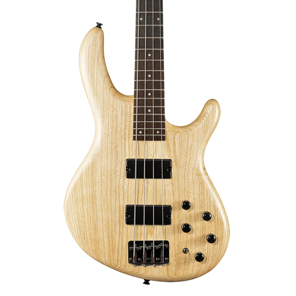 Cort Action DLX AS 4-String Bass Guitar - Open Pore Natural