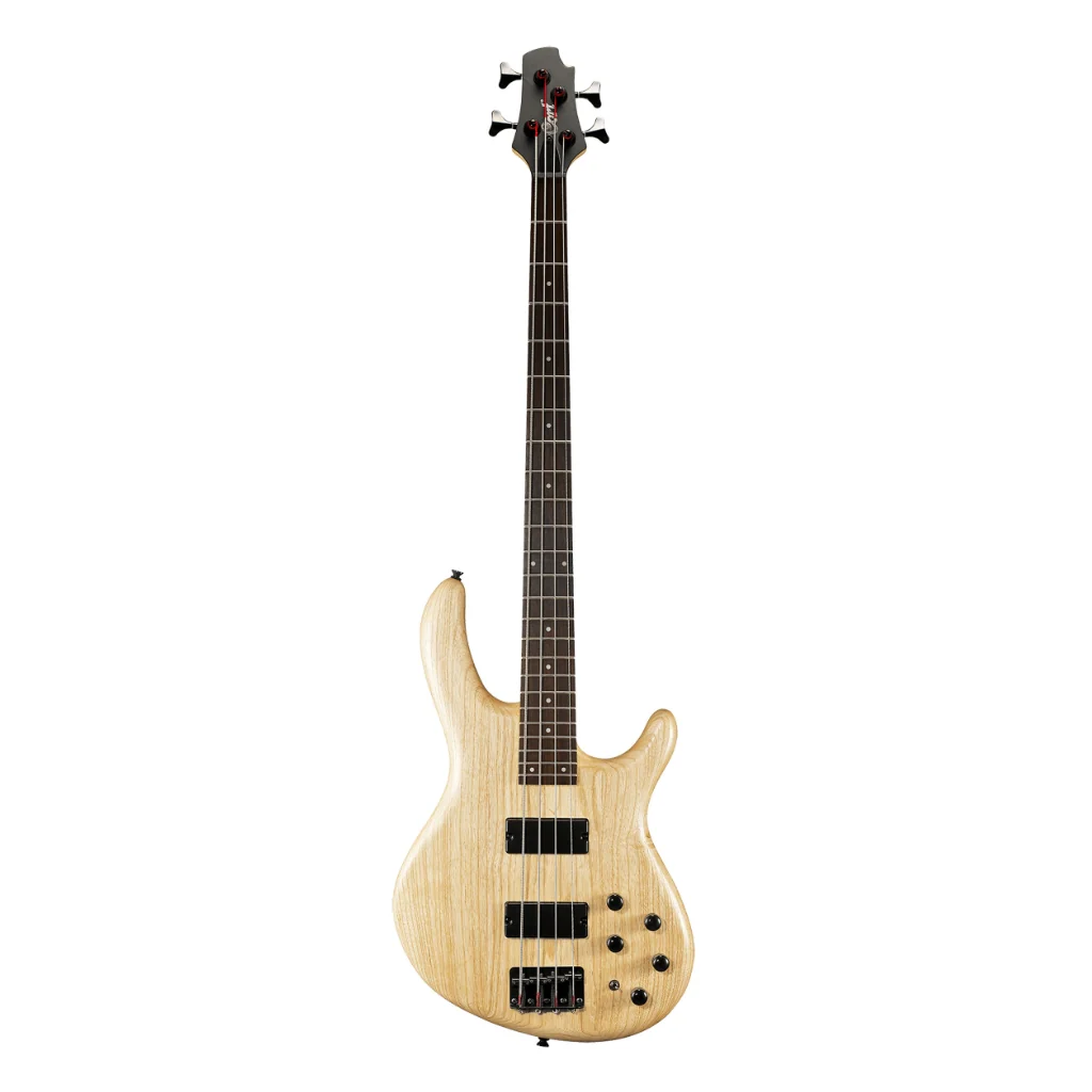Cort Action DLX AS 4-String Bass Guitar - Open Pore Natural - Image 2