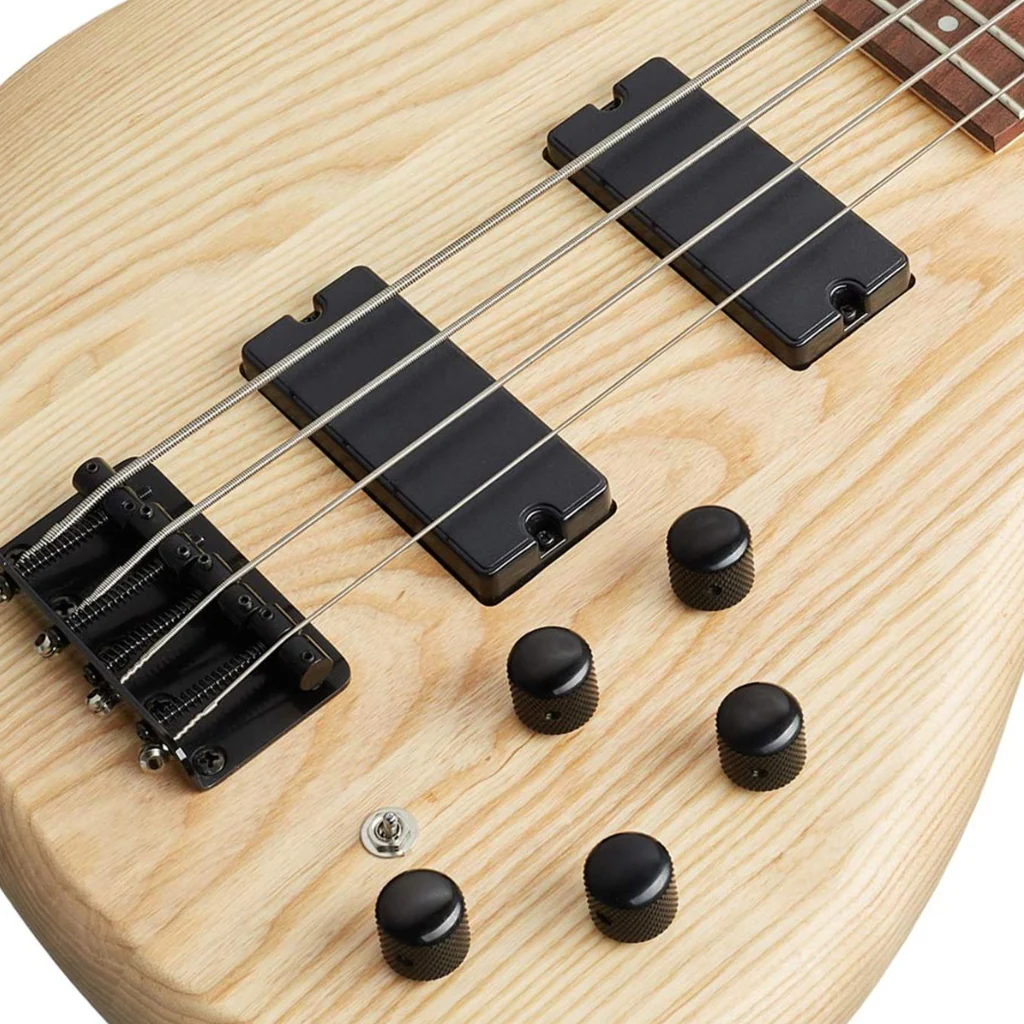 Cort Action DLX AS 4-String Bass Guitar - Open Pore Natural - Image 6