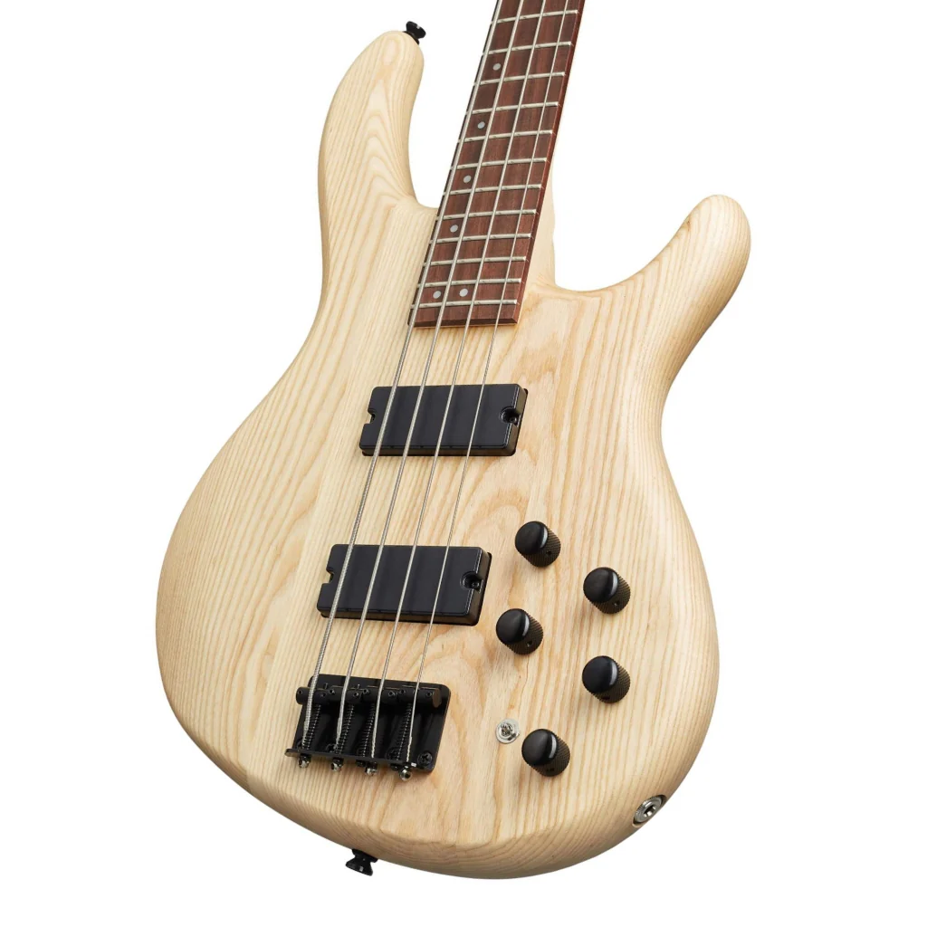 Cort Action DLX AS 4-String Bass Guitar - Open Pore Natural - Image 7