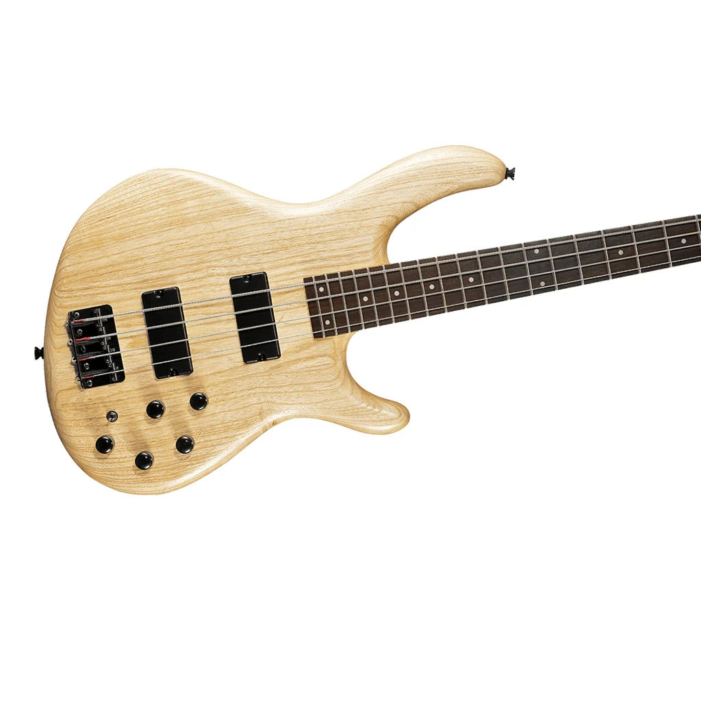 Cort Action DLX AS 4-String Bass Guitar - Open Pore Natural - Image 8