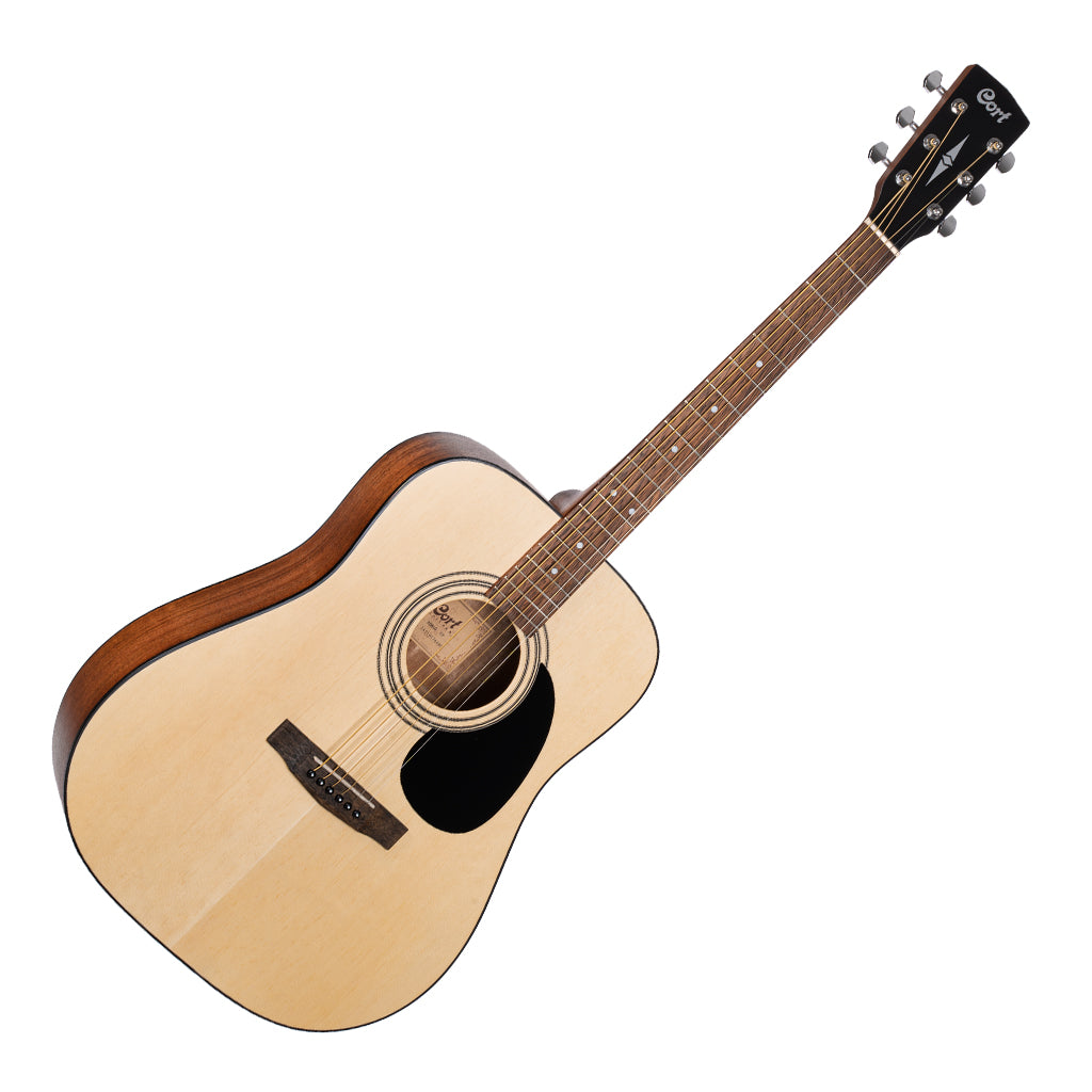 Cort AD810 Dreadnought Acoustic Guitar - Open Pore Natural Finish - Image 5