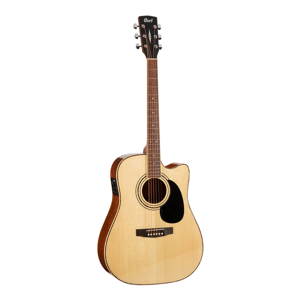 Cort AD880CE NAT Dreadnought Cutaway Gloss Natural - Image 2