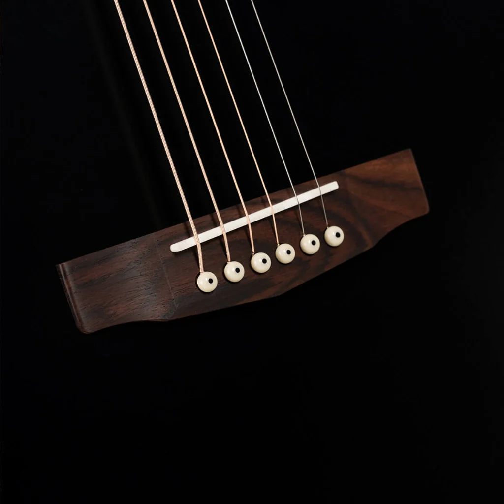 Cort Essence GA4 Acoustic Guitar - Black Top Semi Gloss - Image 9