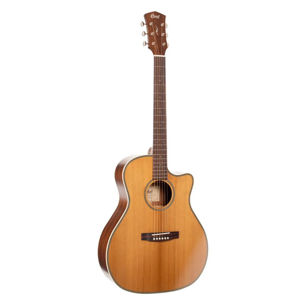 Cort Essence GA4 Acoustic Guitar - Natural Semi Gloss - Image 2