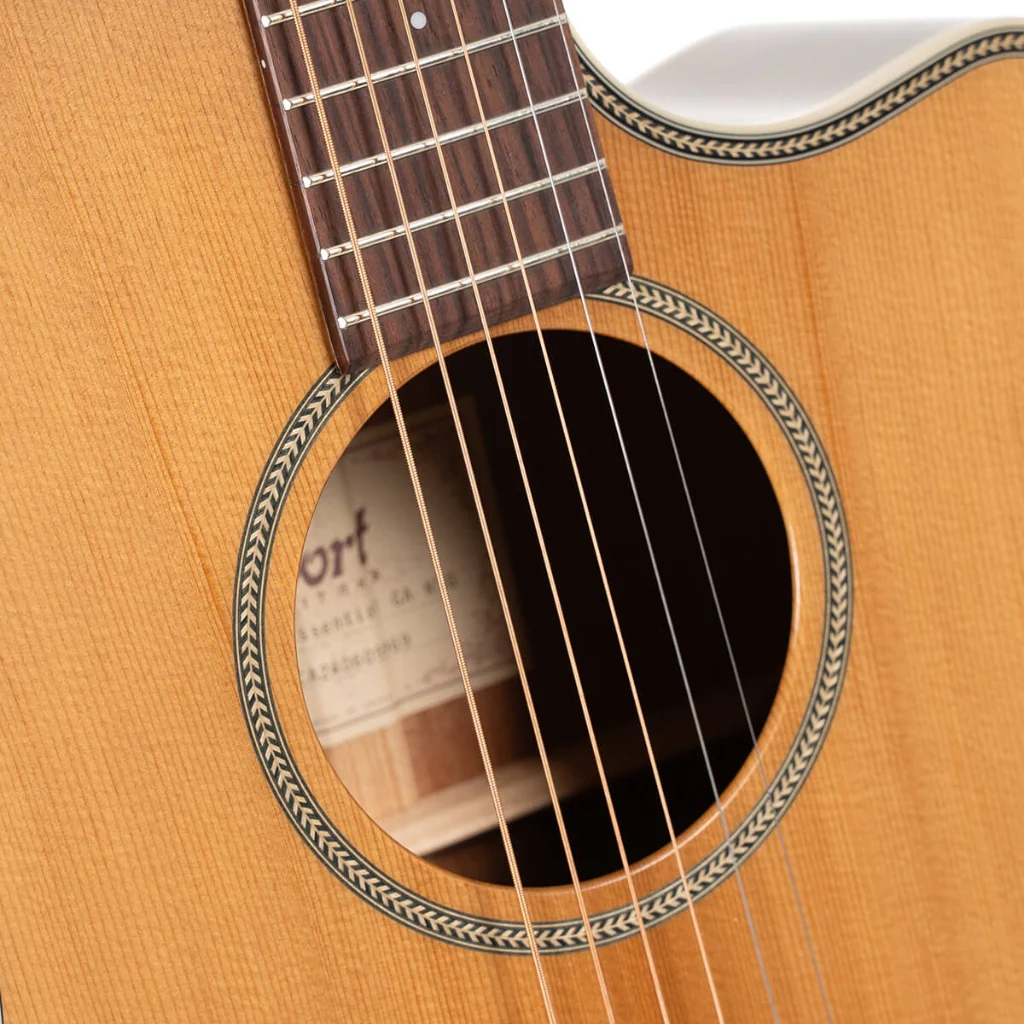 Cort Essence GA4 Acoustic Guitar - Natural Semi Gloss - Image 8