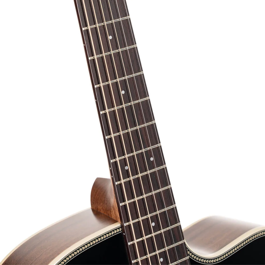 Cort Essence OC4 Acoustic Guitar - Black Top Semi Gloss - Image 5
