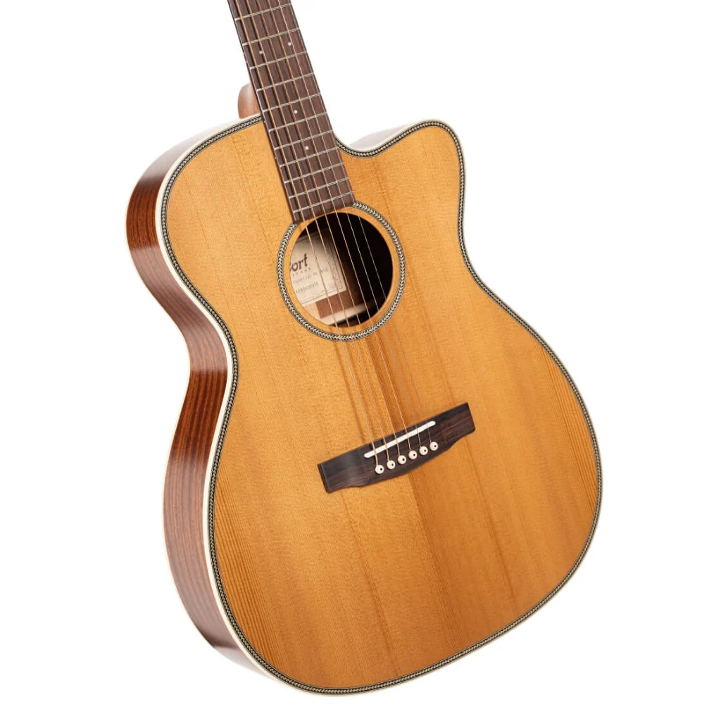 Cort Essence OC4 Acoustic Guitar - Natural Semi Gloss - Image 10