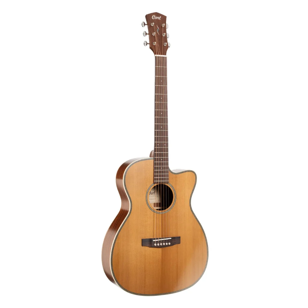 Cort Essence OC4 Acoustic Guitar - Natural Semi Gloss - Image 2