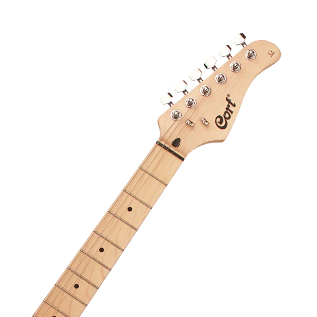 Cort G100 HH Electric Guitar - Open Pore Black Cherry - Image 3