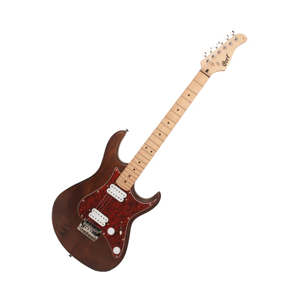 Cort G100 HH Electric Guitar - Open Pore Walnut - Image 5