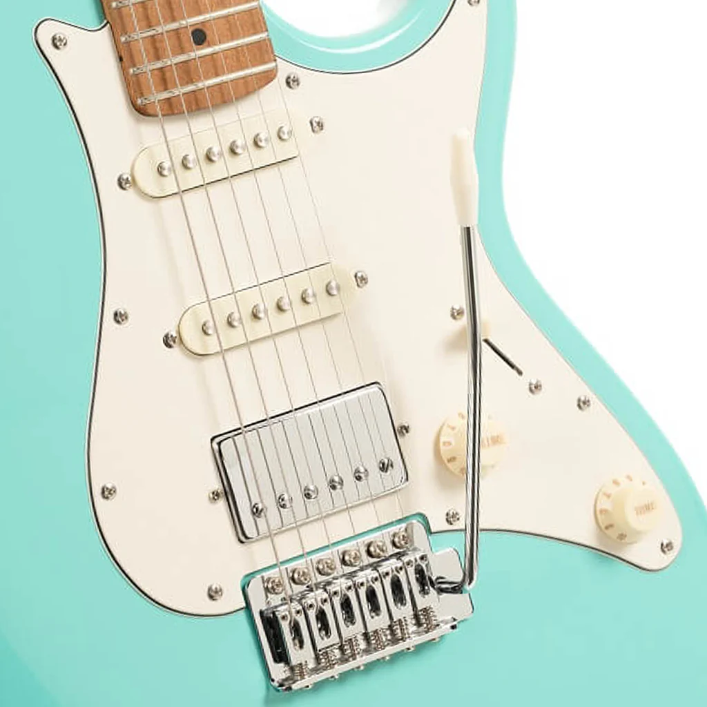 Cort G200SE HSS Roasted Maple Neck - Seafoam Green - Image 6