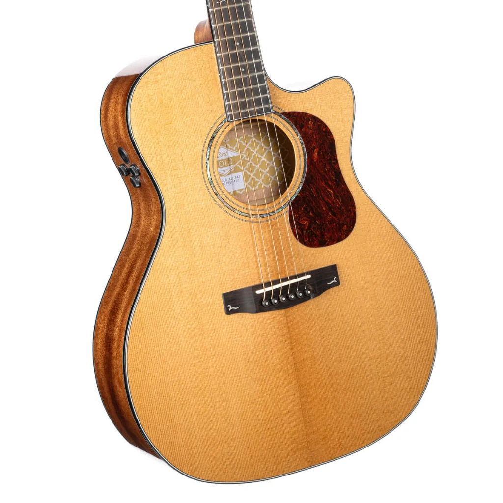 Cort Gold-A6 Gold Series Acoustic-Electric Guitar - Natural - Image 11