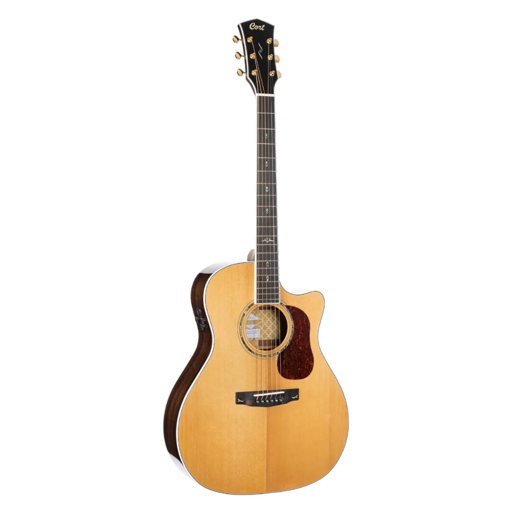Cort Gold-A8 Gold Series Acoustic-Electric Guitar - Natural - Image 2
