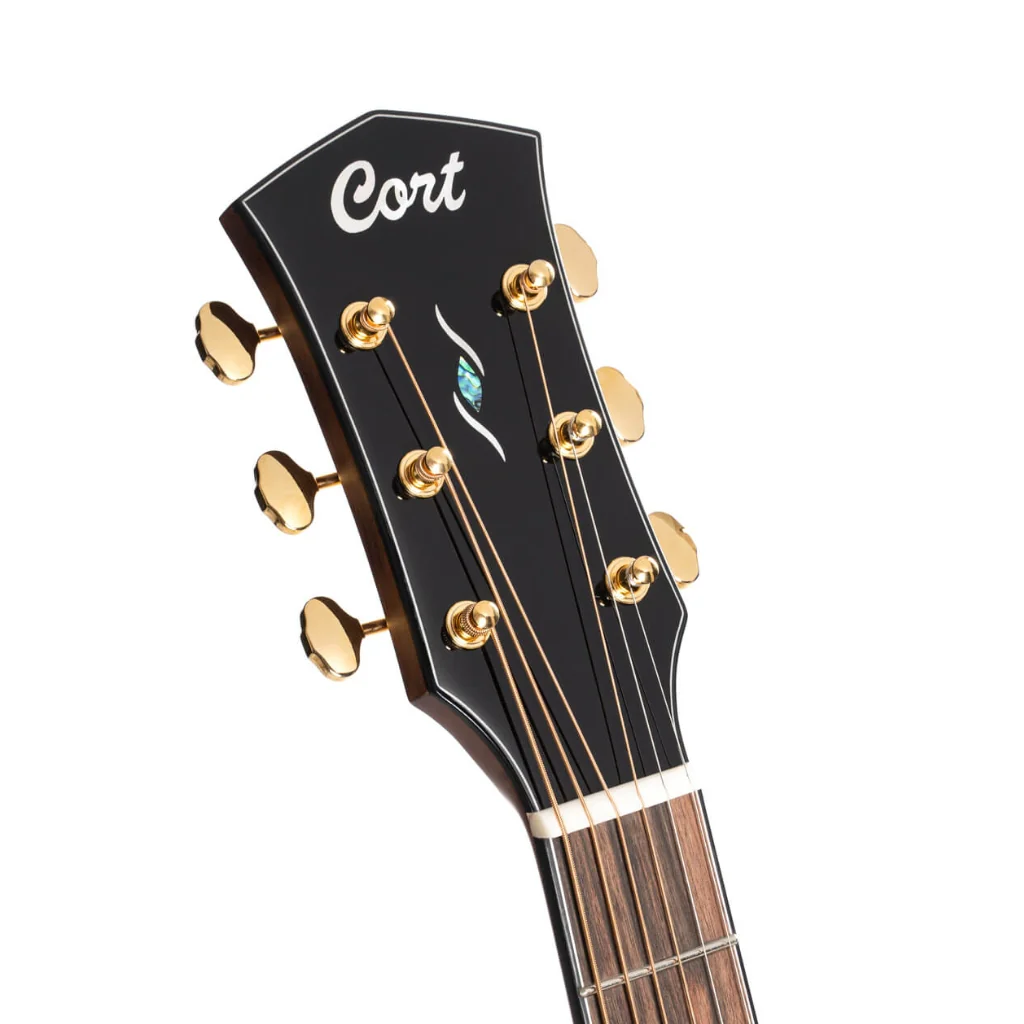 Cort Gold-OC6 Bocote Gold Series Acoustic-Electric Guitar - Natural - Image 4