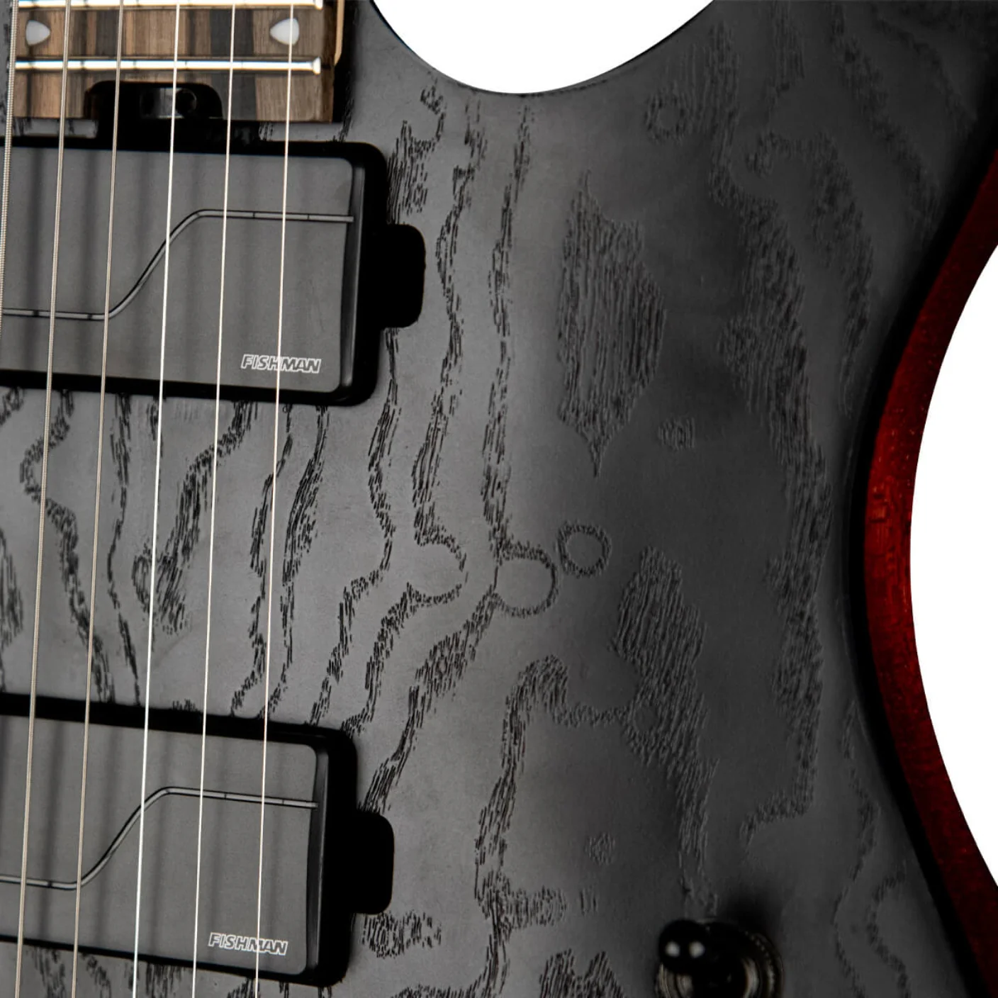 Cort KX500 Electric Guitar - Etched Black - Image 6