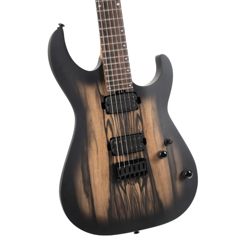 Cort KX500 Pale Moon Electric Guitar - Natural Black Burst - Image 9