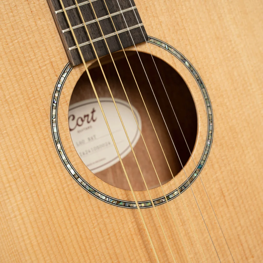Cort L60 Solid Spruce Top Acoustic Guitar - Natural - Image 6