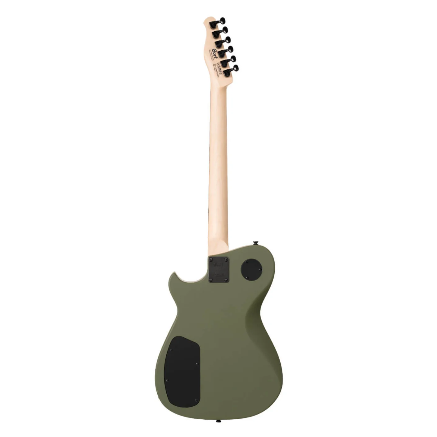 Cort MBM-2H Electric Guitar - Satin Olive Green - Image 3