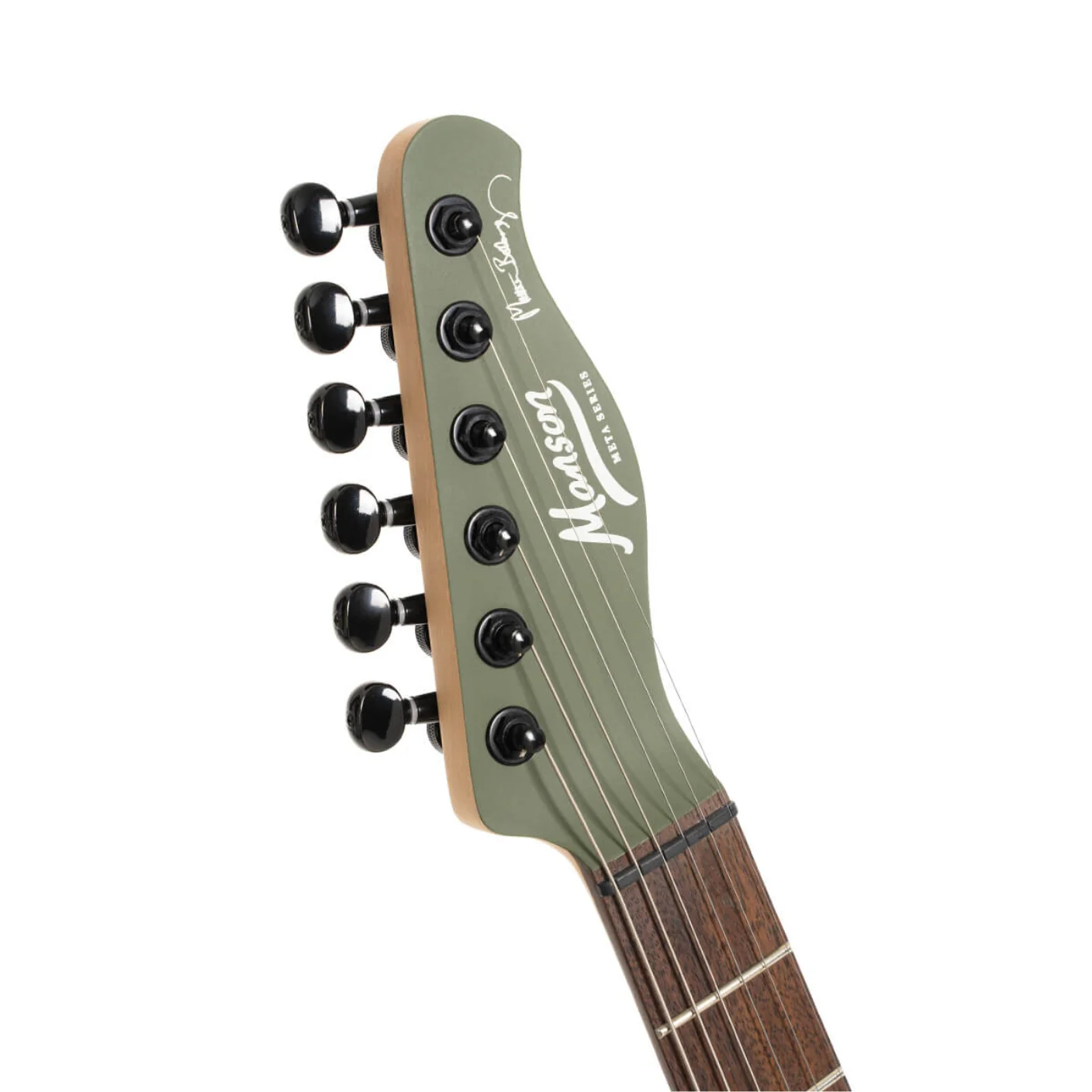 Cort MBM-2H Electric Guitar - Satin Olive Green - Image 4